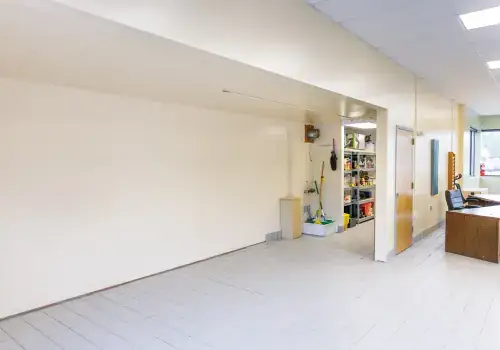 Sunlit Commercial Showroom Floor